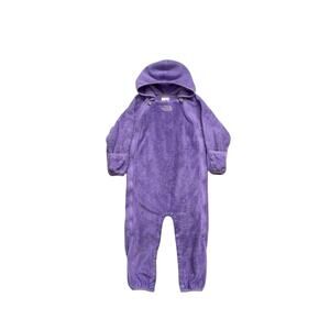 The North Face Purple Buttery Fleece Bunting Snowsuit Sz 6-12 Months